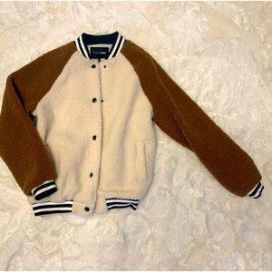 Fashion Nova athletic sporty fleece jacket